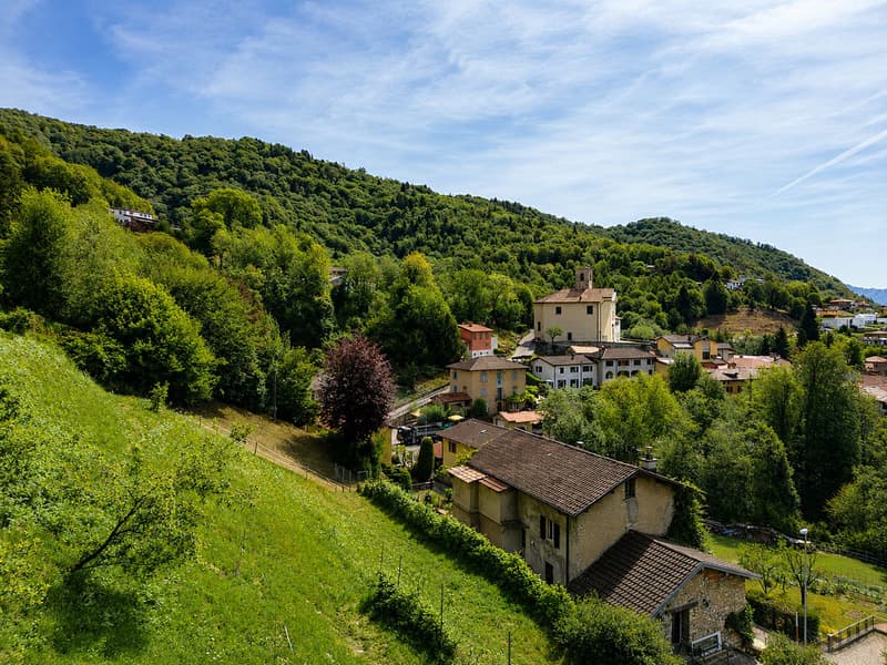 Caratteristico immobile da ristrutturare con grande terreno edificabile annesso e ulteriori 3 lotti boschivi (7)