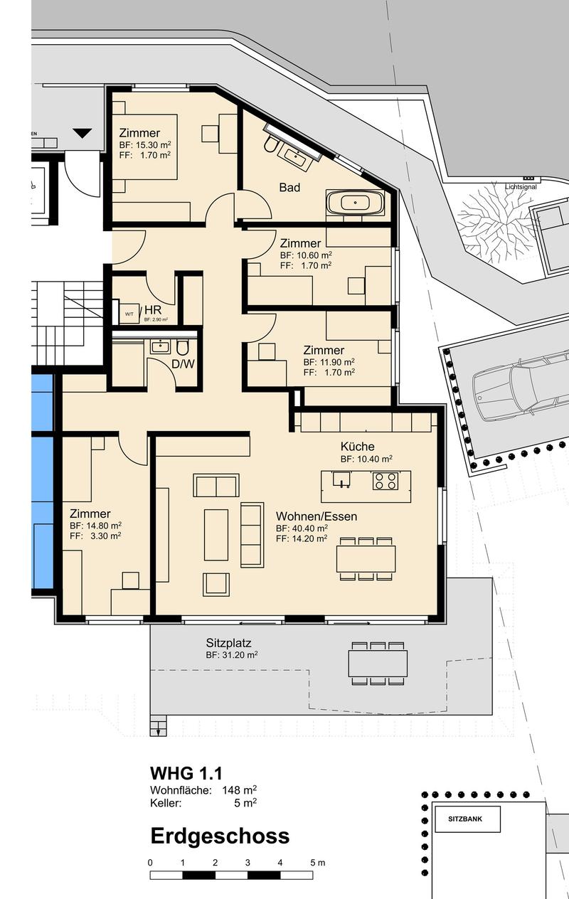 Moderne 5.5-Zimmer-Neubauwohnung im Erdgeschoss in Bülach (7)