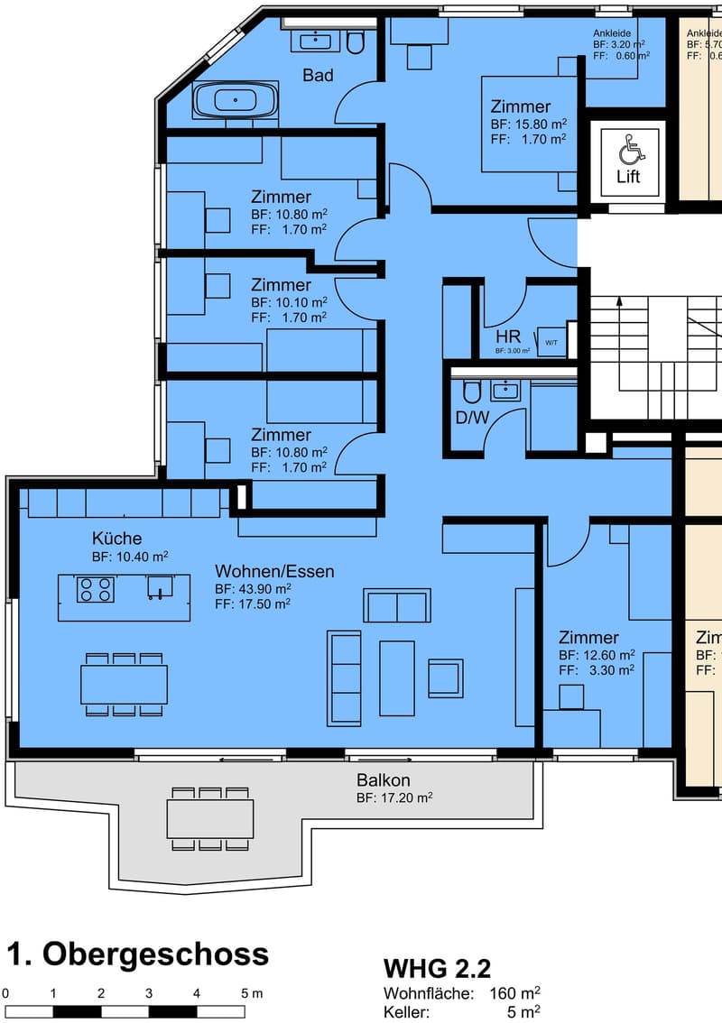 Moderne 6.5-Zimmer-Neubauwohnung im 1. Obergeschoss in Bülach (7)