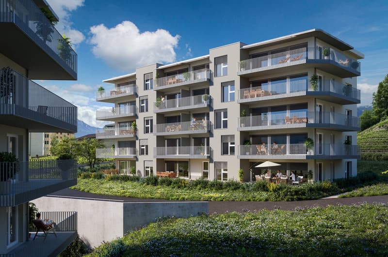 Appartements de 4.5 pièces dans une nouvelle résidence à Chamoson (7)