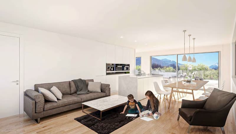 Appartements de 4,5 pièces dans une nouvelle résidence de qualité à Uvrier (11)