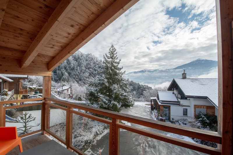 Chalet individuel / maison d’hôtes aux Vérines (Chamoson) (20)