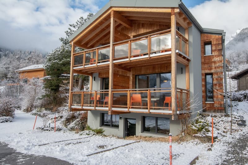 Chalet individuel / maison d’hôtes aux Vérines (Chamoson) (1)