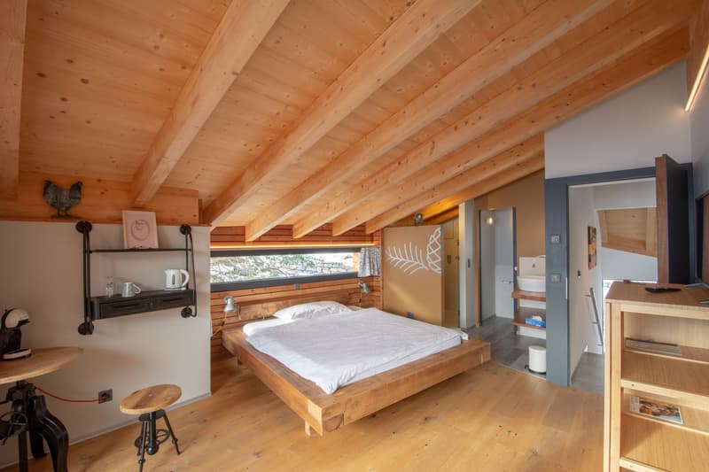 Chalet individuel / maison d’hôtes aux Vérines (Chamoson) (14)