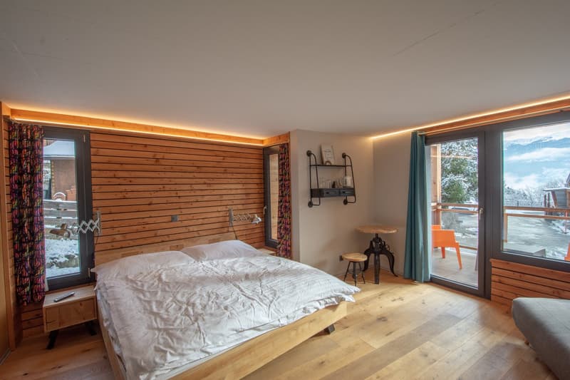 Chalet individuel / maison d’hôtes aux Vérines (Chamoson) (5)