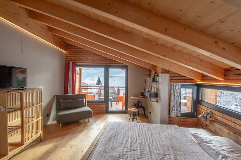 Chalet individuel / maison d’hôtes aux Vérines (Chamoson) (12)