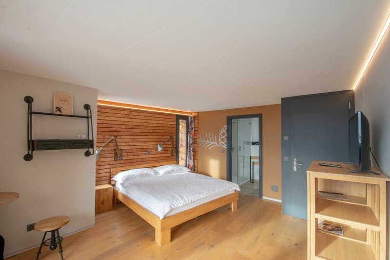 Chalet individuel / maison d’hôtes aux Vérines (Chamoson) (9)