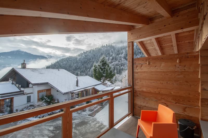 Chalet individuel / maison d’hôtes aux Vérines (Chamoson) (21)