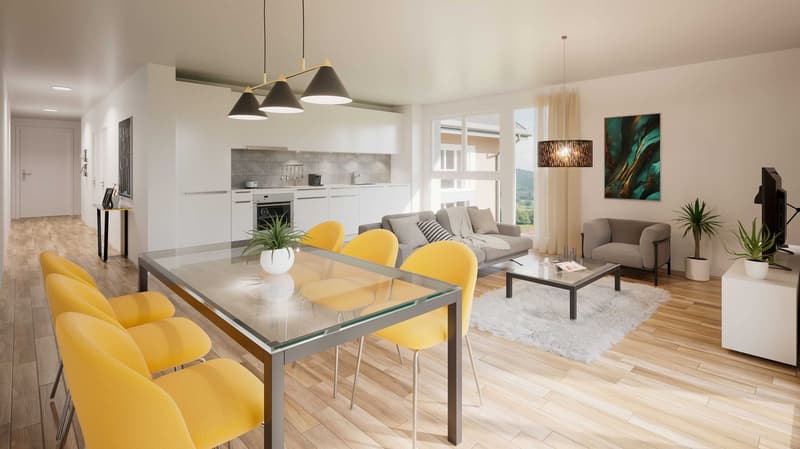 Appartements de 4,5 pièces situés dans une charmante résidence à Roche. (18)