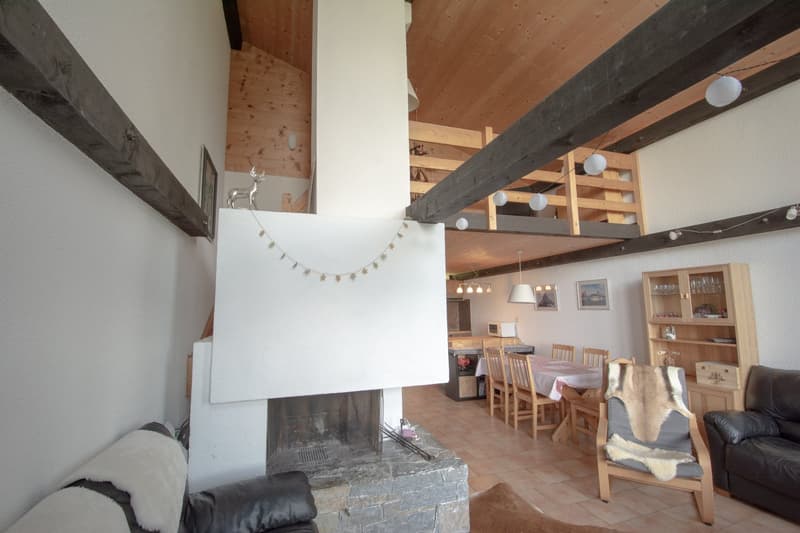 Chalet de 5.5 pièces idéalement situé sur les pistes à Gryon (7)