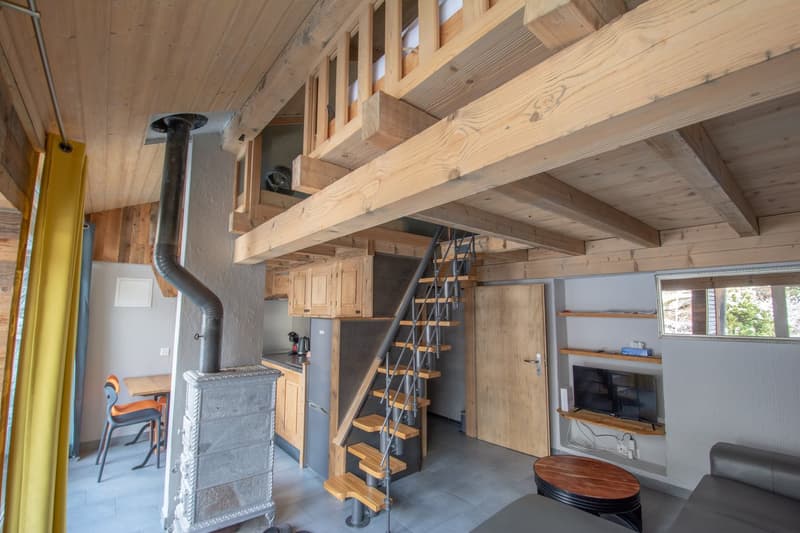 Grand chalet individuel  avec un appartement de 3.5 pièces attenant (32)