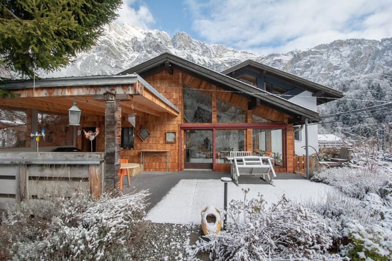 Grand chalet individuel  avec un appartement de 3.5 pièces attenant (2)