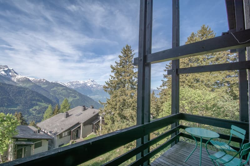 Chalet contigue de 5.5 pièces idéalement situé sur les pistes à Gryon (18)