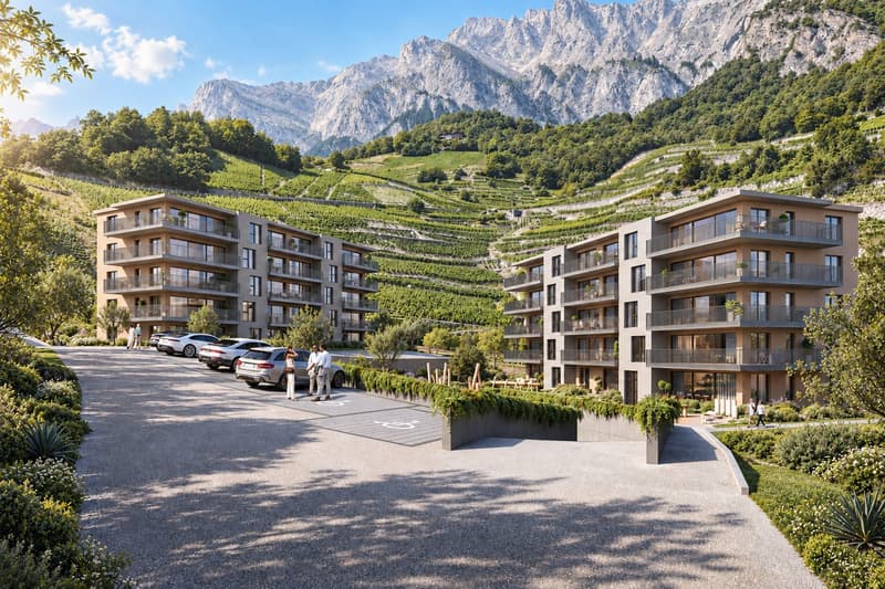 Appartements de 4.5 pièces dans une nouvelle résidence à Chamoson (8)
