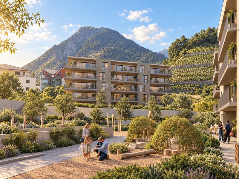 Appartements de 2.5 pièces dans une nouvelle résidence à Chamoson (7)