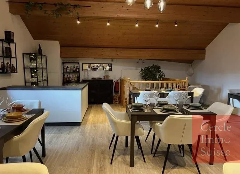 Opportunité rare – Fonds de commerce : Restaurant à reprendre (Sàrl) – CHF 100’000 (sans les murs) (1)