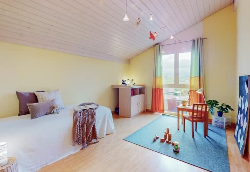 Maison individuelle 7,5 pièces à Corjolens – volumes généreux, bel extérieur avec piscine (6)