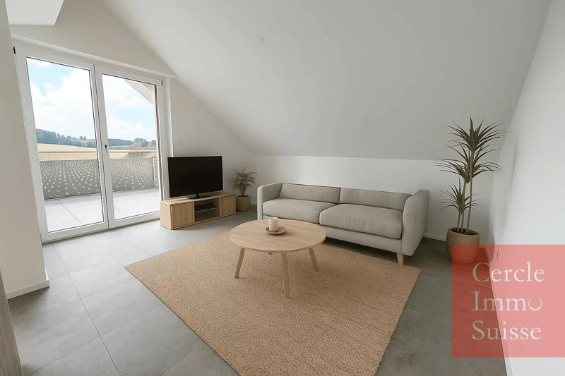 Appartement en attique à Poliez-Pittet (6)