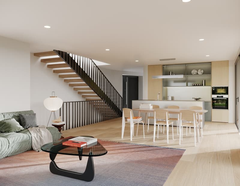 VILLA CONTEMPORAINE 5.5 PCE - VENTE SUR PLANS - PC EN FORCE (2)