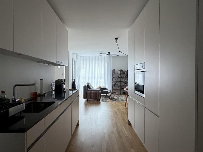 Moderne 2.5-Zimmer-Wohnung mit Balkon und Stadtblick in Zürich-Binz (8)
