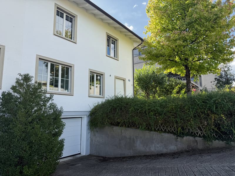 6.5-Zimmer-Doppeleinfamilienhaus mit grossem Garten, Pool und Weitsicht (25)