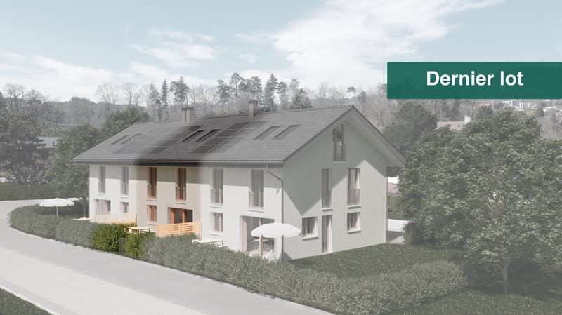 Maison mitoyenne neuve de 5.5 pièces à Marsens – dernier lot - permis de construire en force! (2)