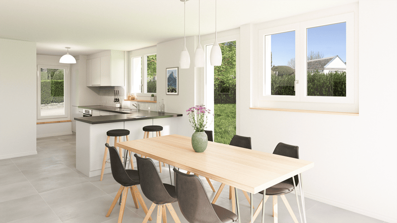 Maison mitoyenne neuve de 5.5 pièces à Marsens – Lot C - permis de construire en force! (5)