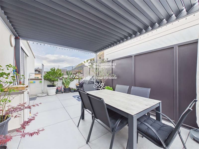 CONTEMPORANEO APPARTAMENTO DI 3,5 LOCALI CON AMPIA TERRAZZA E DOMOTICA (8)