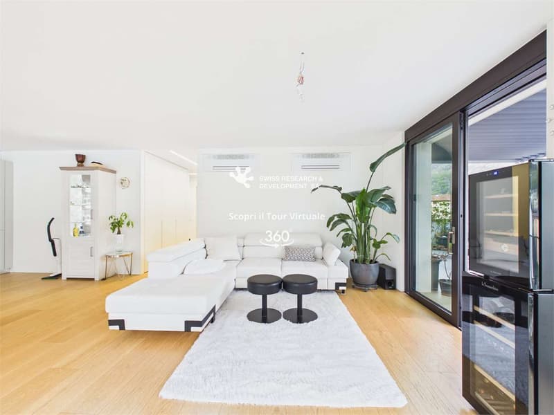 CONTEMPORANEO APPARTAMENTO DI 3,5 LOCALI CON AMPIA TERRAZZA E DOMOTICA (6)