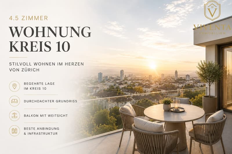 4.5-Zimmer-Wohnung mit Weitsicht & Cheminée im Kreis 10 (1)