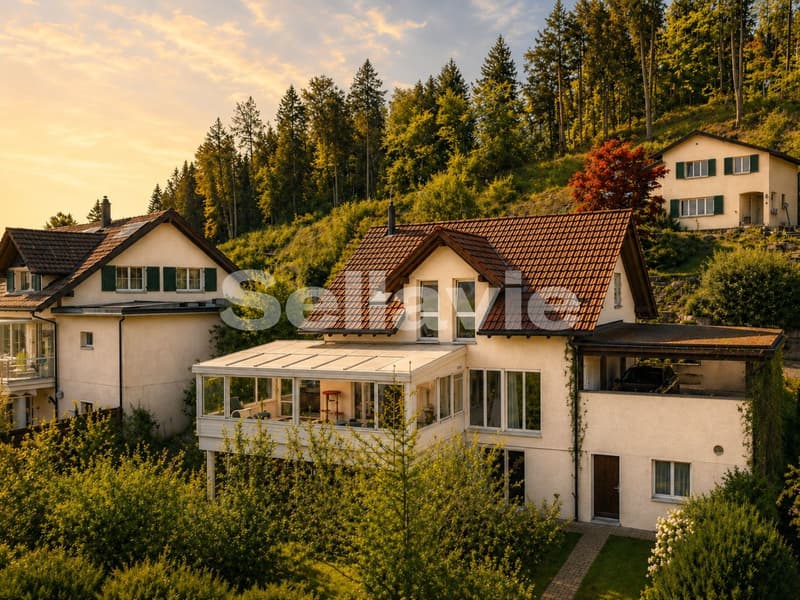 MADETSWIL: Wolkenkino inklusive - Gartenparadies, Wintergarten & Sauna (1)