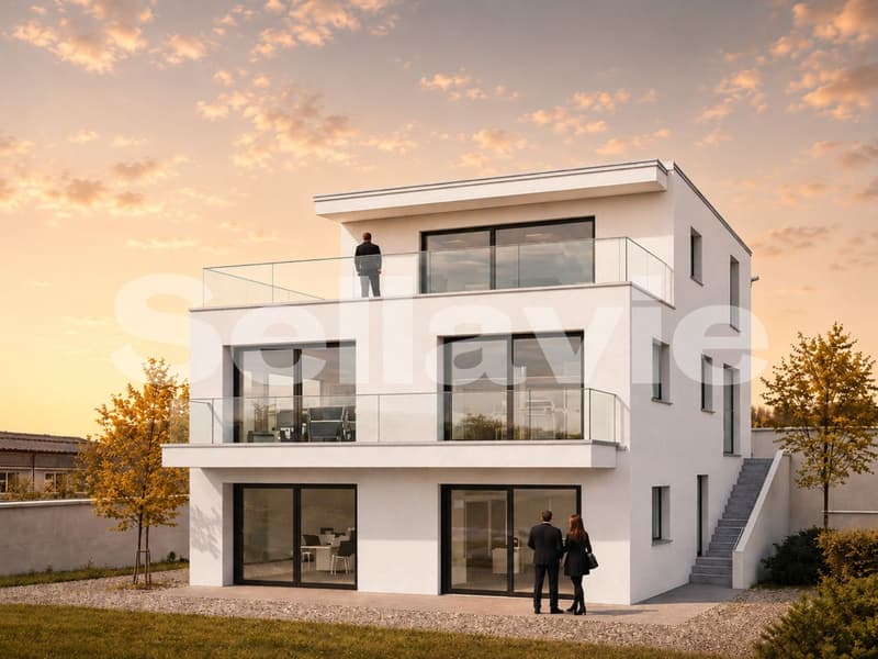 Exklusives Neubau Domizil mit Panorama Wolkenblick! (1)