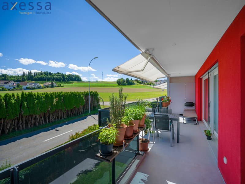 Sonnige 3.5 Zimmerwohnung im Obergeschoss mit Südbalkon in Fischbach-Göslikon (12)