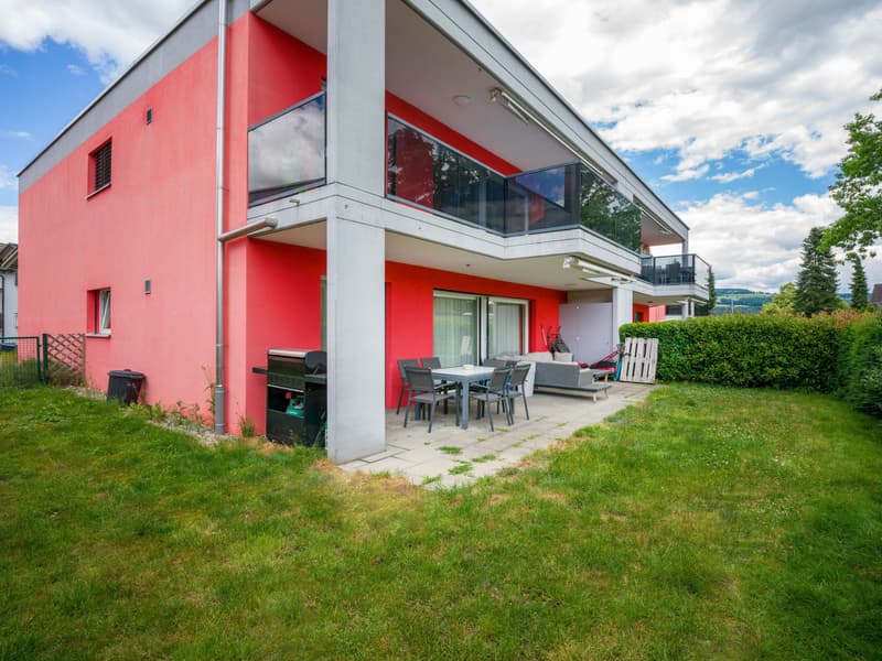 4.5 Zimmer-Gartenwohnung mit eigenem Gartenanteil in Fischbach-Göslikon (11)