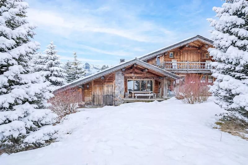 Charming, exceptional chalet near Megève (1)