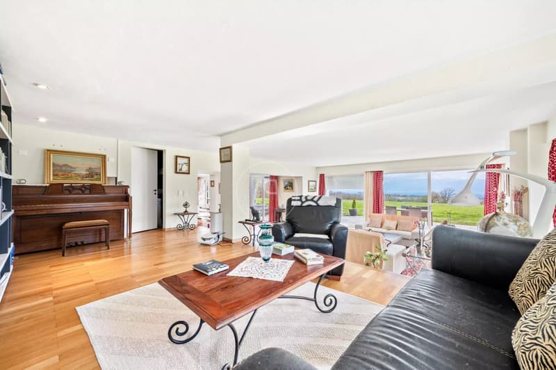 Beautiful family property with tennis and lake view, close to Morges (6)