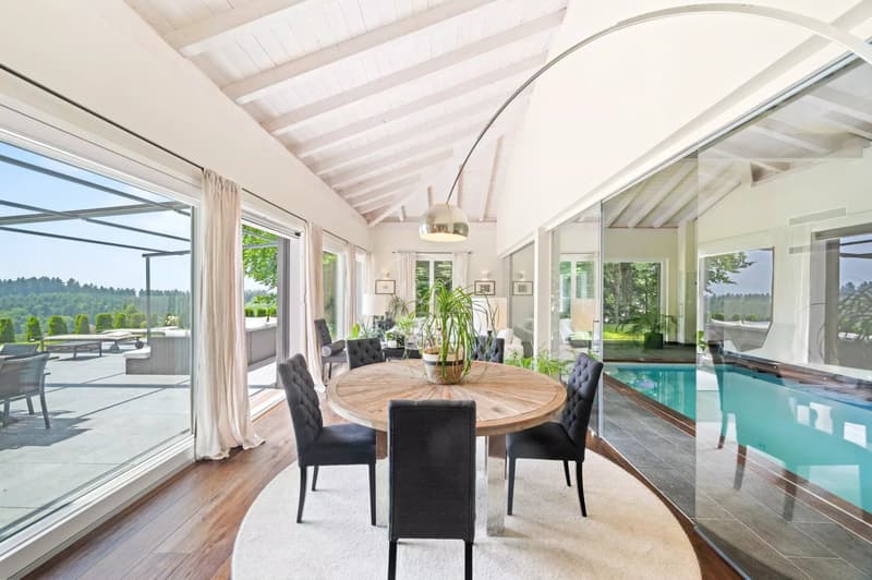Elegant family property, quiet and with lake views in Epalinges (8)