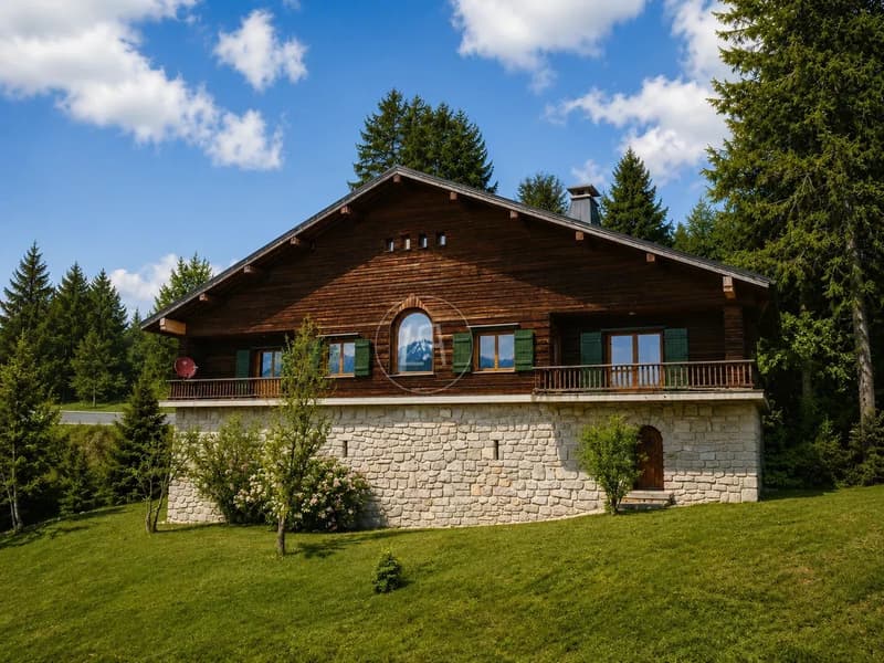 Megève ? Mont d'Arbois | Historic chalet to reinvent (1)