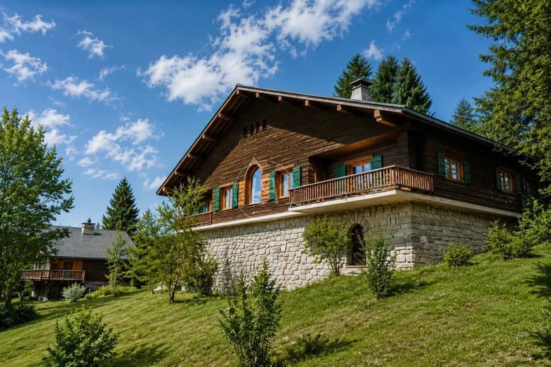 Megève ? Mont d'Arbois | Historic chalet to reinvent (2)