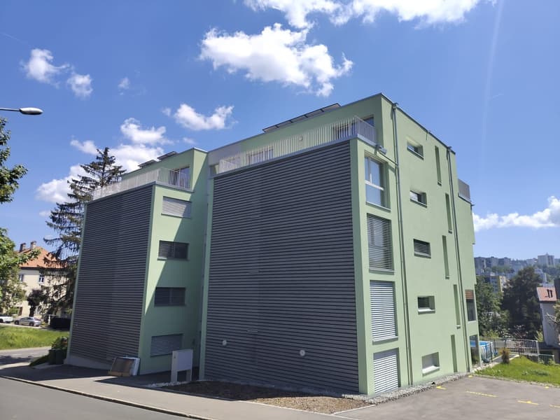 Magnifique attique de 6.5 pièces neuf avec terrasse et vue panoramique avec ascenseur privatif (13)