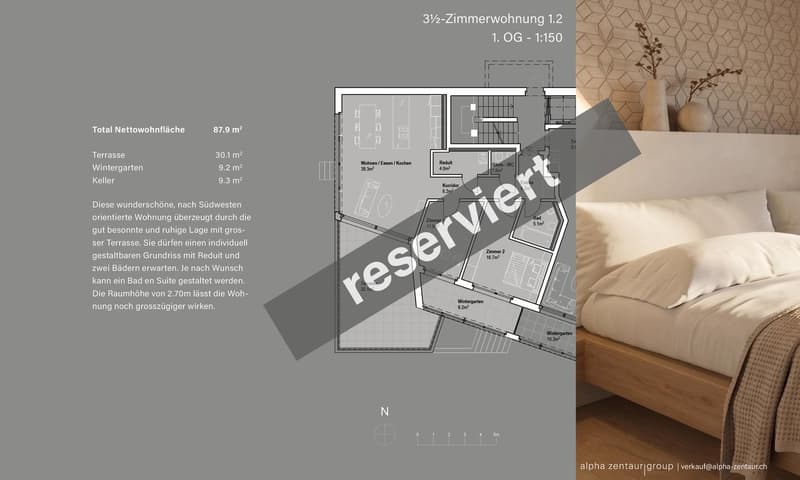 Grundriss Wohnung 1.2