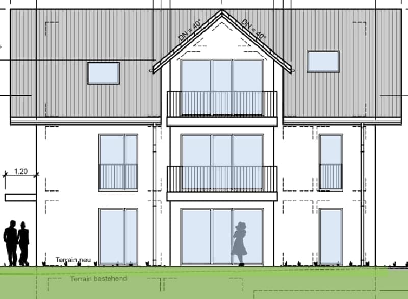 3.5-Zimmer-Dachwohnung mit hohen Decken in Wolfwil - Erstbezug mieten (2)