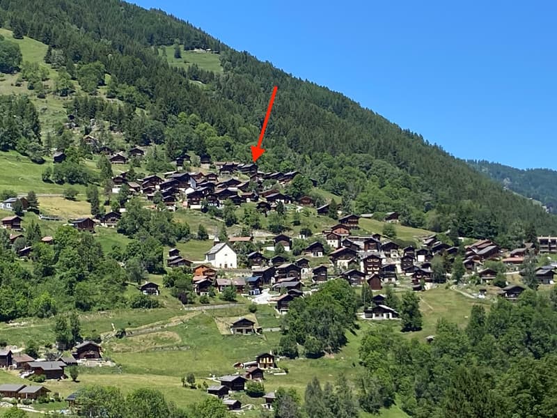 A rénover entièrement, Chalet traditionnel de 7 pièces - Anniviers (2)
