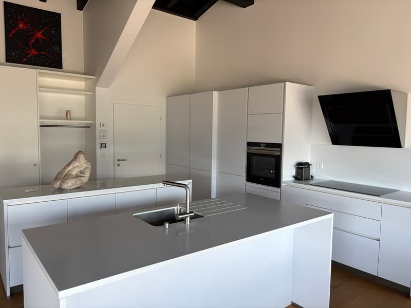 Savièse (VS) Magnifique attique de deux chambres en suite  avec vue panoramique sur les montagnes (14)
