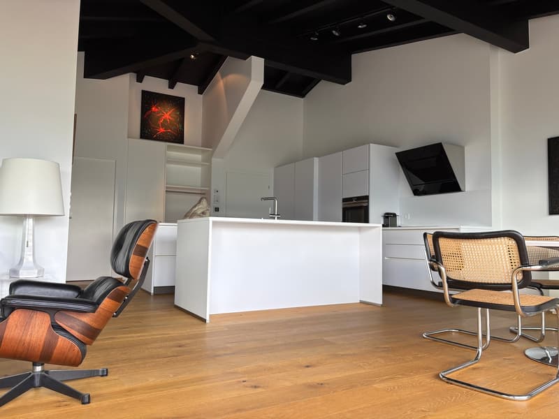 Savièse (VS) Magnifique attique de deux chambres en suite  avec vue panoramique sur les montagnes (6)