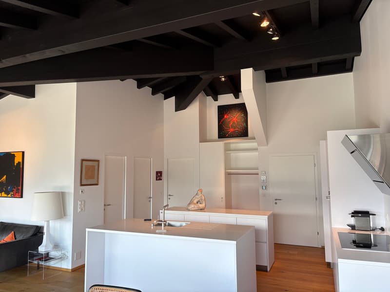 Savièse (VS) Magnifique attique de deux chambres en suite  avec vue panoramique sur les montagnes (7)