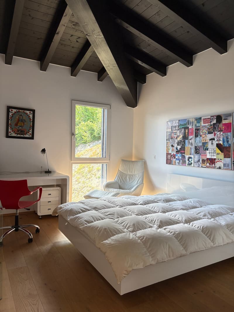 Savièse (VS) Magnifique attique de deux chambres en suite  avec vue panoramique sur les montagnes (9)