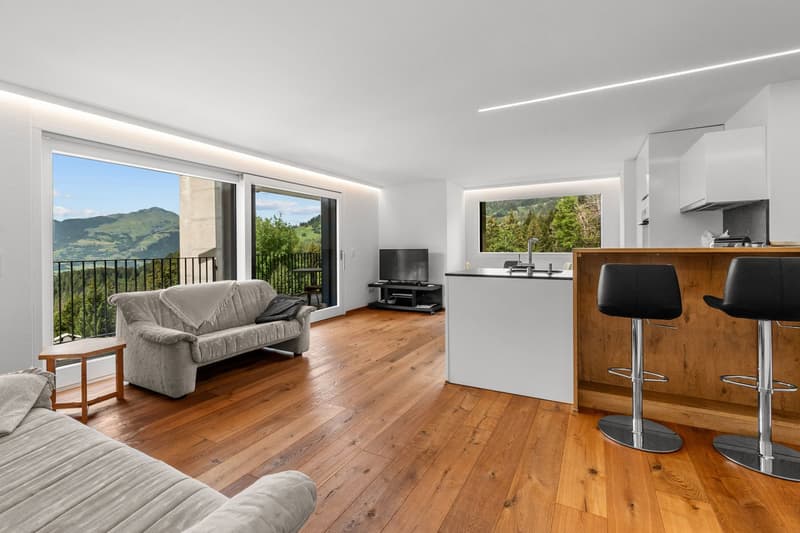 Modernes Zweifamilienhaus mit unverbaubarem Bergpanorama (5)