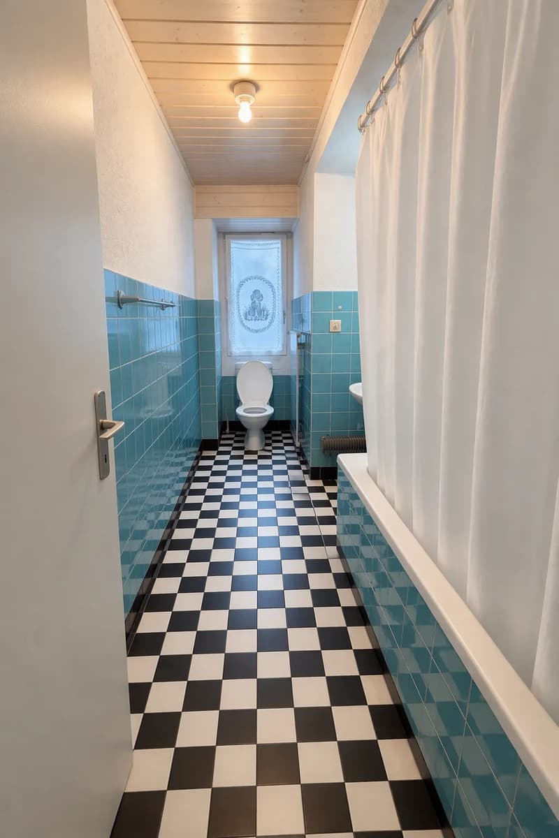 Wohnen Lauterbrunnen: 4 Zimmer, neue Küche /grosser Balkon (8)