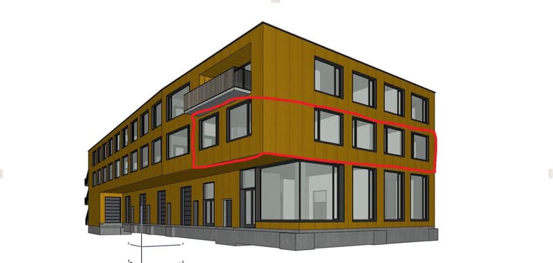 Neubau Verkauf Büro/Praxis 138m² See-Säntis Sicht Büro/Lagerkauf n. Absprache, Klima, Be-und Entlüft (3)
